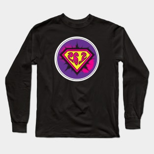 26.2 miles / Marathon Super-hero Long Sleeve T-Shirt